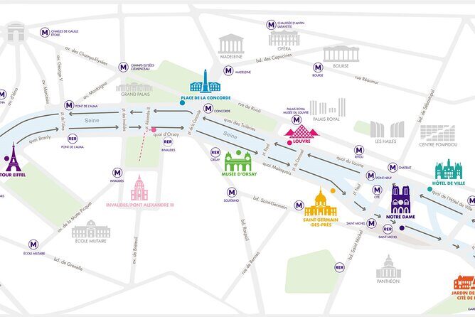 Paris: Batobus Hop-On Hop-Off Cruise & Landmarks Audio Tour - Frequently Asked Questions