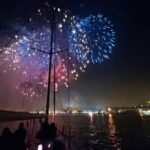 Passing the Year in a Boat with Champagne and Fireworks - The value of passing the year on a boat
