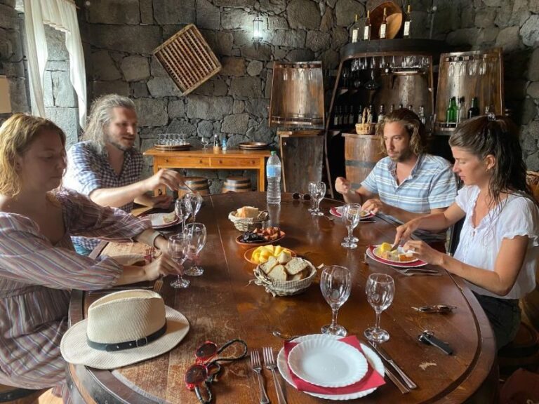 Pico Island: Wine Tasting, Independent Producers & Culture - Detailed Breakdown of the Itinerary