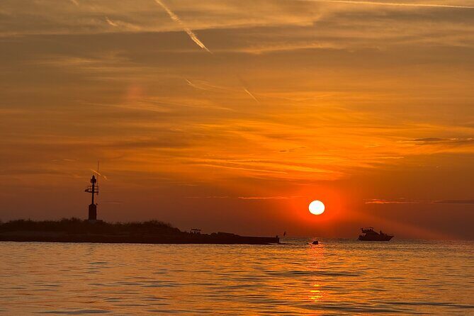 Porec Private Sunset Cruise with Dolphins Sightseeing - The Scenic Return and Sunset Views