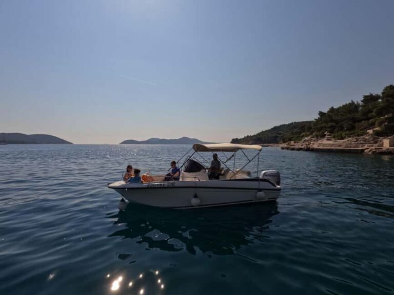 Private Half day and Full day Elaphiti islands tour - What’s Included and What’s Not