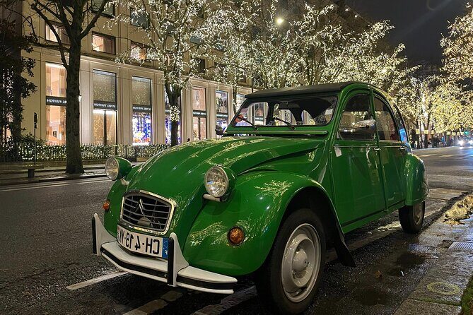 Private tour Paris Christmas lights tour 2 hours in Citroën 2CV - FAQ