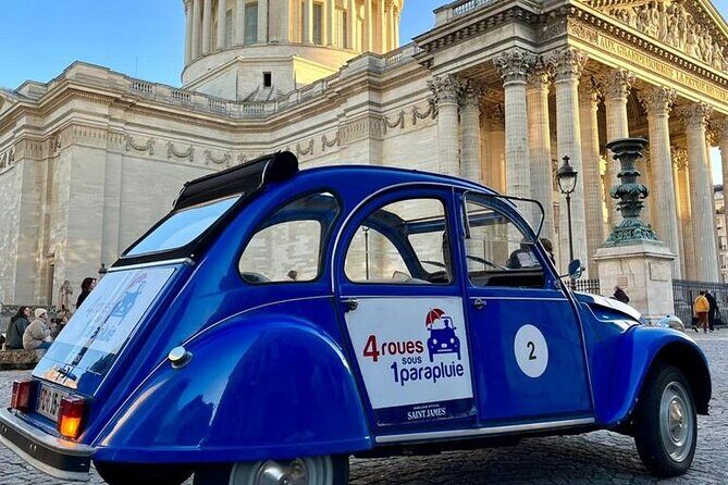 Private tour Paris Sightseeing 2 hours in Citroën 2CV - What’s Included and How It Works