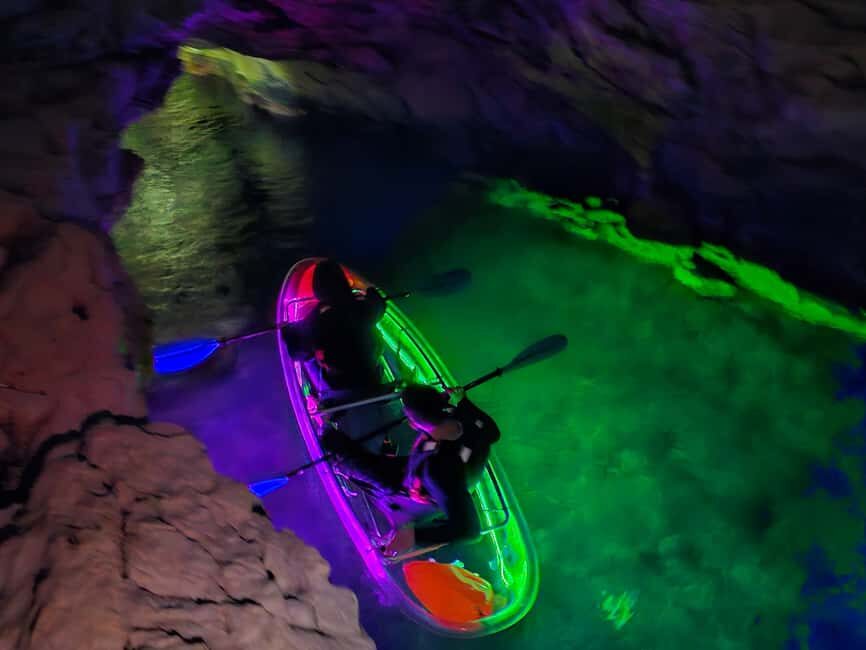 Pula: Istria Cave LED Illuminated Kayak Tour by Night - Practical Details and Considerations