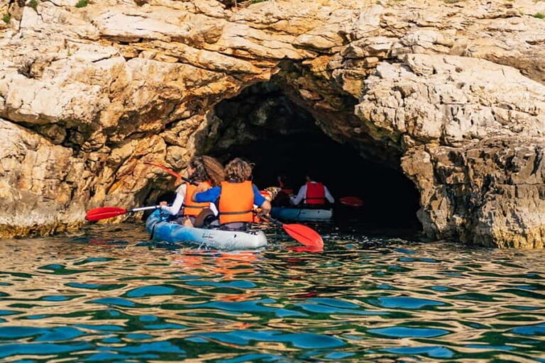 Pula: Three Island Kayak Tour with Cave Photo & Snorkeling - What’s Included and What’s Not