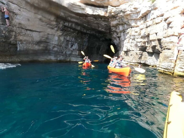 Pula:Kayak Tour-Cliff jumping,snorkeling&free GoPro pictures - The Itinerary Breakdown