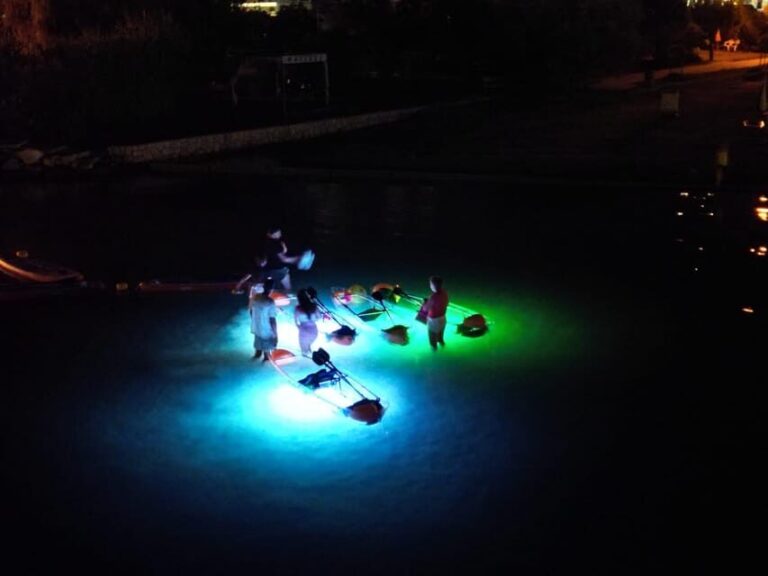 Rab: Night adventures illuminated transparent kayaks - Authentic Reviews