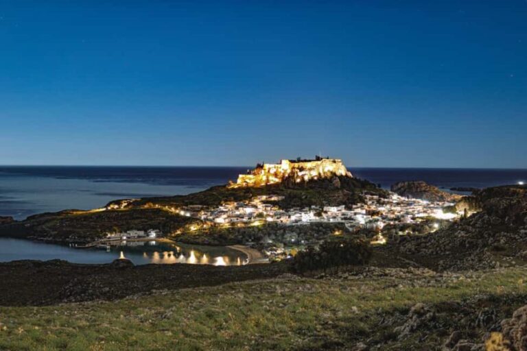 Rhodes: Lindos by night - Bus tour with free time to explore - Transportation and Logistics