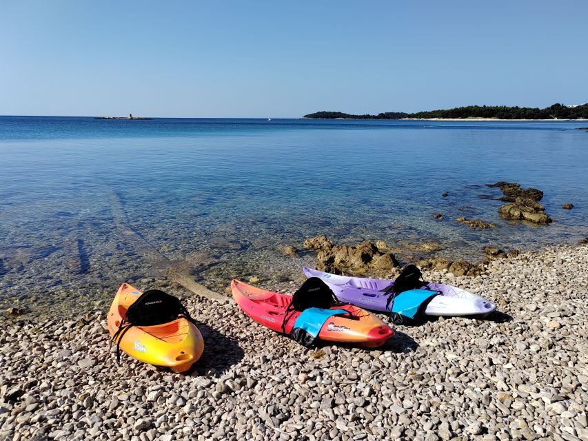 Rovinj: Golden Cape Desert Islands Kayak & Snorkeling Tour