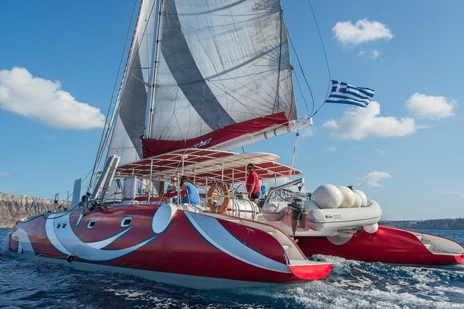 Santorini Sailing Dream Catcher with BBQ Lunch and Drinks - The Sum Up
