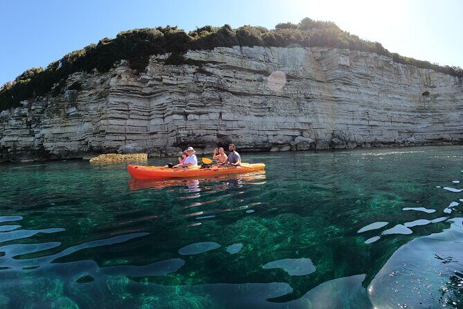 Self-Guided Kayak Tour around Cliffs and Islands of Pula - Snorkeling and Underwater Discoveries