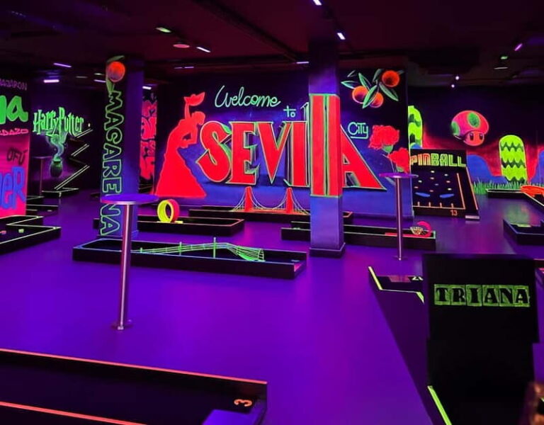 Seville: Indoor UV 18 hole Minigolf Experience - What to Expect During Your Visit