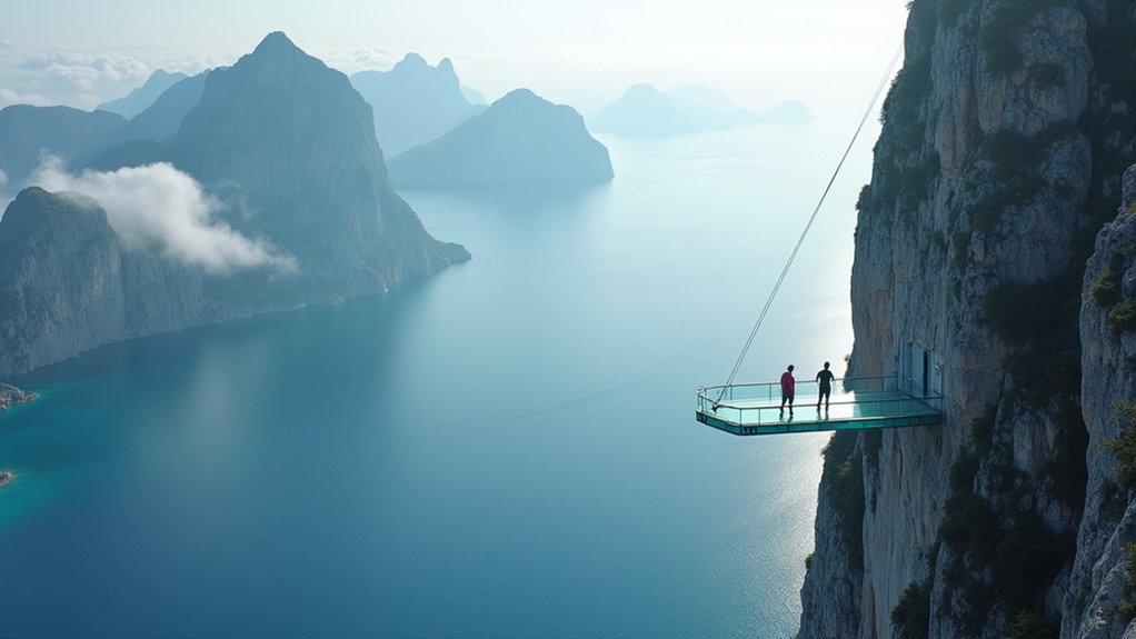 skywalk stunning mountain views