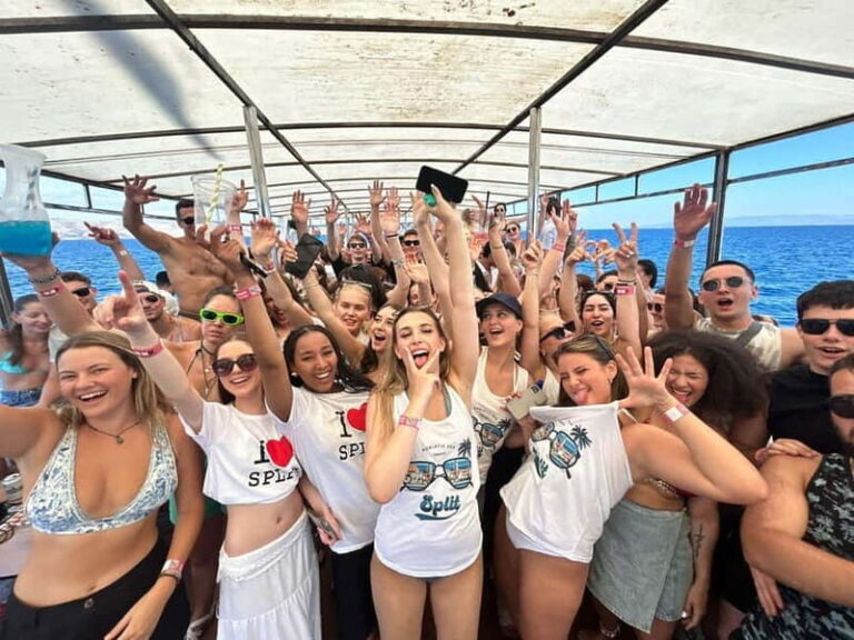 Split: Captains Boat Party  Blue Lagoon, DJ & Free Shots - The Vibe and Crowd
