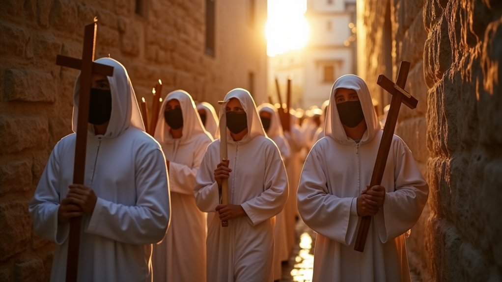 strict easter procession rituals