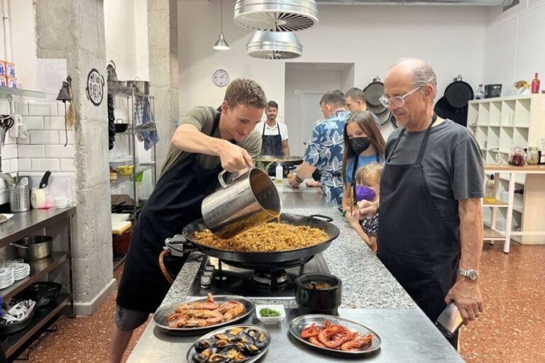 Valencia: Paella Workshop, Tapas and Ruzafa Market Visit - The Authenticity and Quality