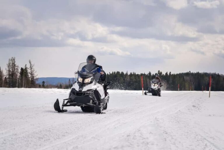 15 min. Tadoussac: Snowmobile Expedition in Saguenay Fjord - Exploring the Snowmobile Adventure in Detail