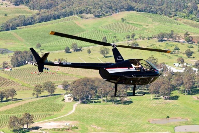 20 Minute Helicopter Scenic Flight Hunter Valley - The Experience Value