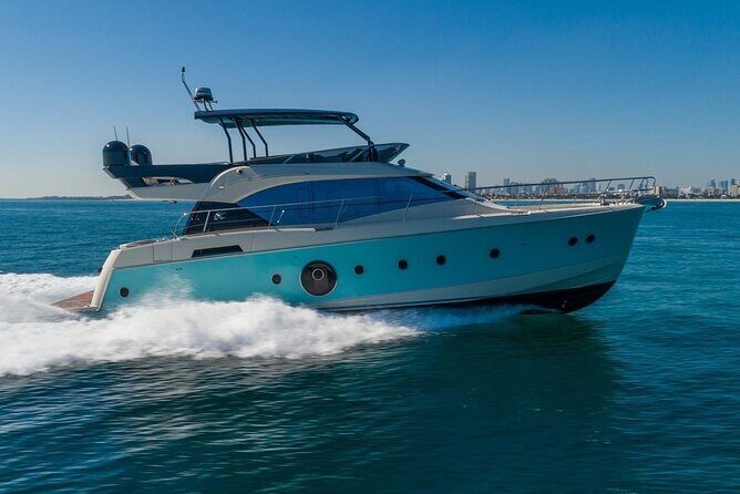 62ft Yacht Tour in Miami Beach with Captain Beneteau MC6 Fly - Frequently Asked Questions