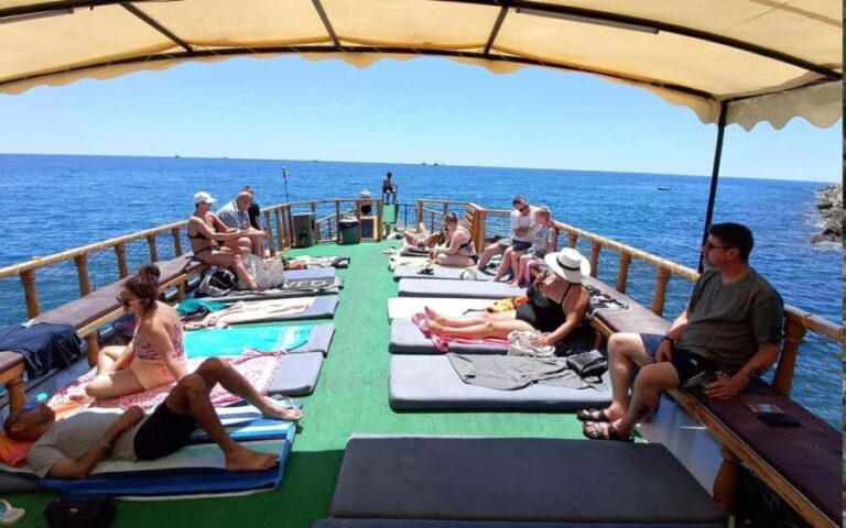 Alanya: Relaxing Boat Tour w/ Lunch, Without Foam Loud Music - What the Experience Means for You