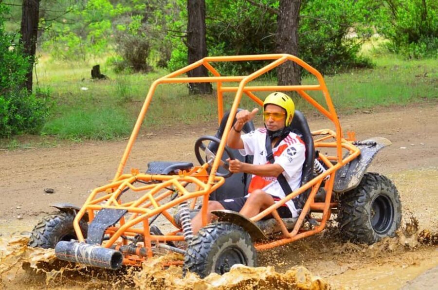 Alanya/Side/Antalya: Rafting, Zipline, Quad & Jeep Safari - Ziplining Over the Canyon
