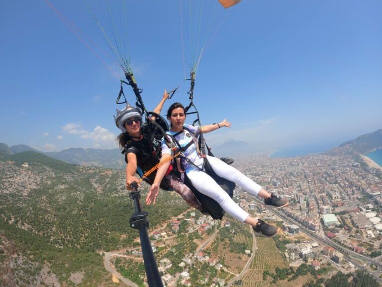 Alanya: Tandem Paragliding Over a Castle and the Sea - Authentic Feedback from Travelers