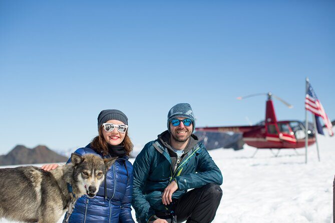 Alaska Helicopter and Glacier Dogsled Tour - ANCHORAGE AREA - A Well-Balanced Adventure for Authentic Alaska Travel