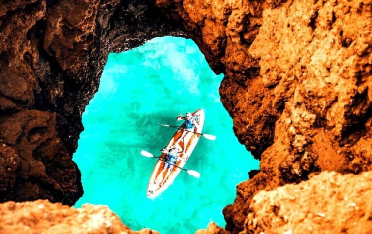 Albufeira: Hidden Beaches & Cliffs Guided Kayak Cave Tour - What the Reviews Say