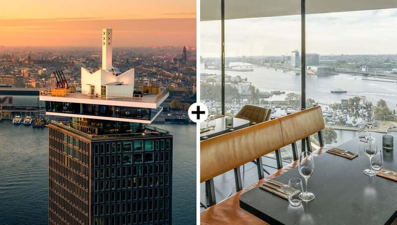 Amsterdam: A'DAM Lookout with Revolving Restaurant Moon - What To Expect