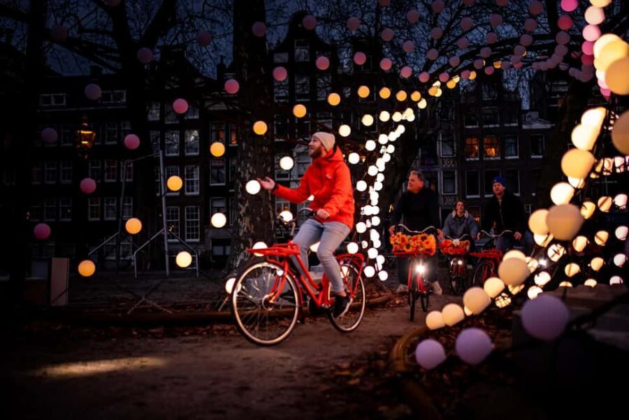 Amsterdam: Light Festival Bike Tour with Guide - Authentic Experiences and Honest Impressions