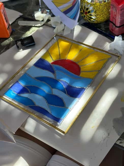 Antalya: Frame Glass Painting Workshop with Turkish Tea - The Creative Process and What You Can Expect