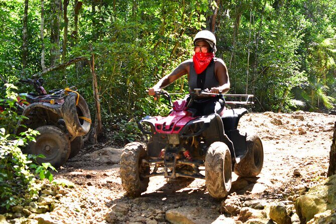 ATV's (shared), Ziplines & Cenote! Half-Day with Transportation from Cancun - Who Will Love This Tour?