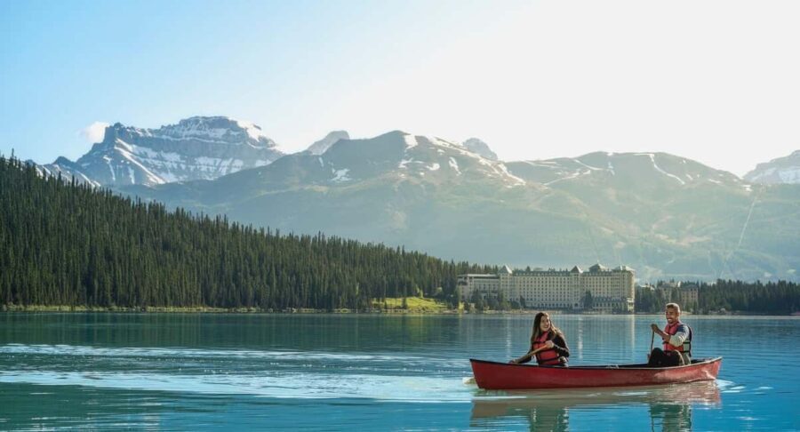 Banff: Lake Louise,Emerald & Johnston Canyon+5More - Lake Louise: The Glacier’s Masterpiece