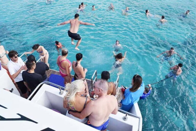 BBQ Boat: Nafsika II Sunset BBQ, Waterslide & Swimming Trip - Starting Point and Departure Details