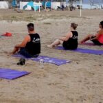 Beach Pilates on Tigaki Beach - Beach Pilates on Tigaki Beach
