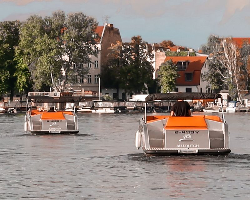 Berlin: Electric Boat Rental for self-driving 2 hrs - The Sum Up