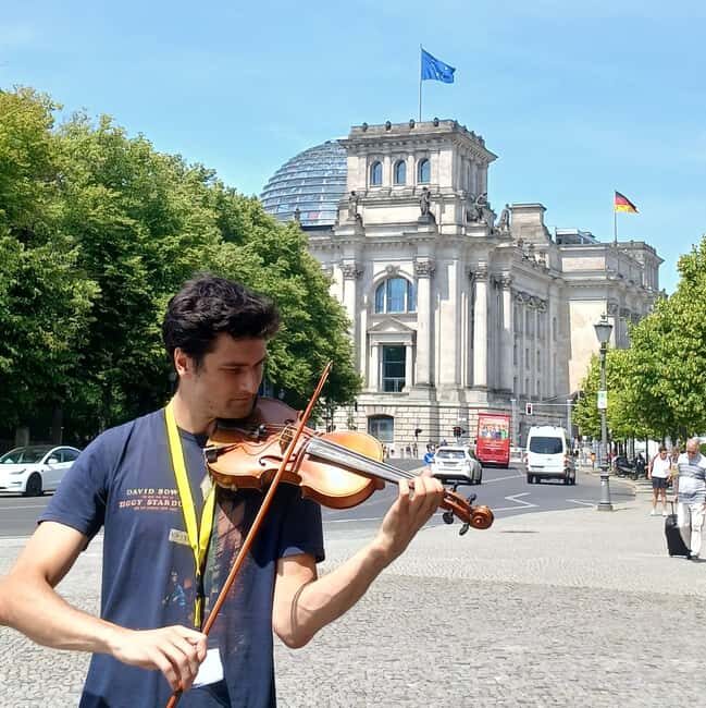 Berlin: Historical Walking Tour with Live Music - The Guide: Knowledge and Talent