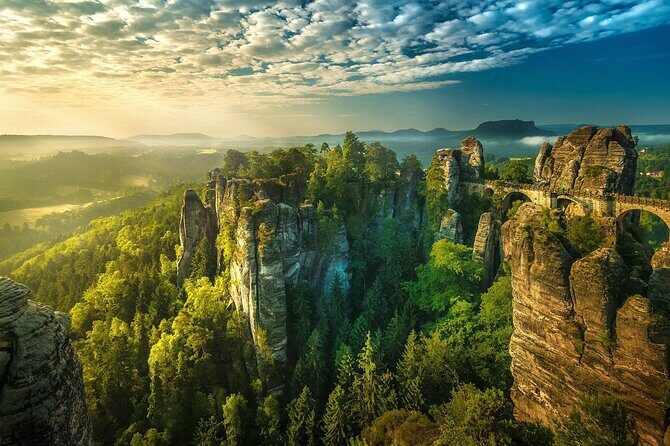 Bohemian and Saxon Switzerland All inclusive trip - Hiking Tour - The Iconic Bastei Bridge