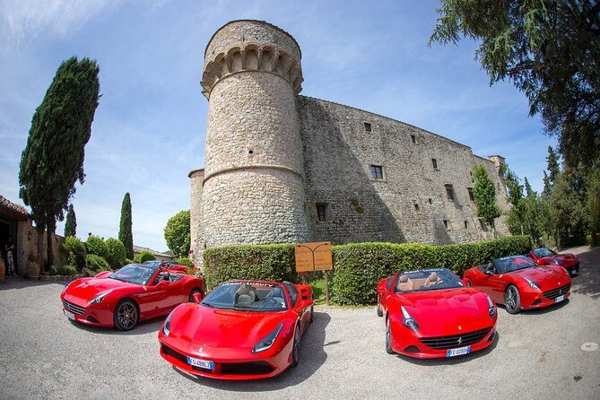 Bolgheri / Volterra / Florence-Tour in Ferrari - A Deep Dive into the Tuscany Ferrari Experience