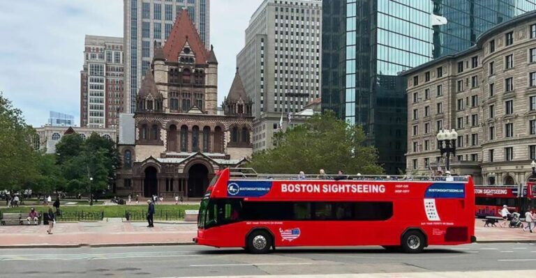 Boston Sightseeing: Single Ride Pass With Double-Decker Bus - The Sum Up