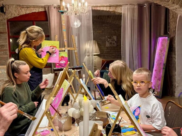 Budapest: Painting Workshop with Snacks and Wine - A Creative Introduction to Budapest’s Art Scene