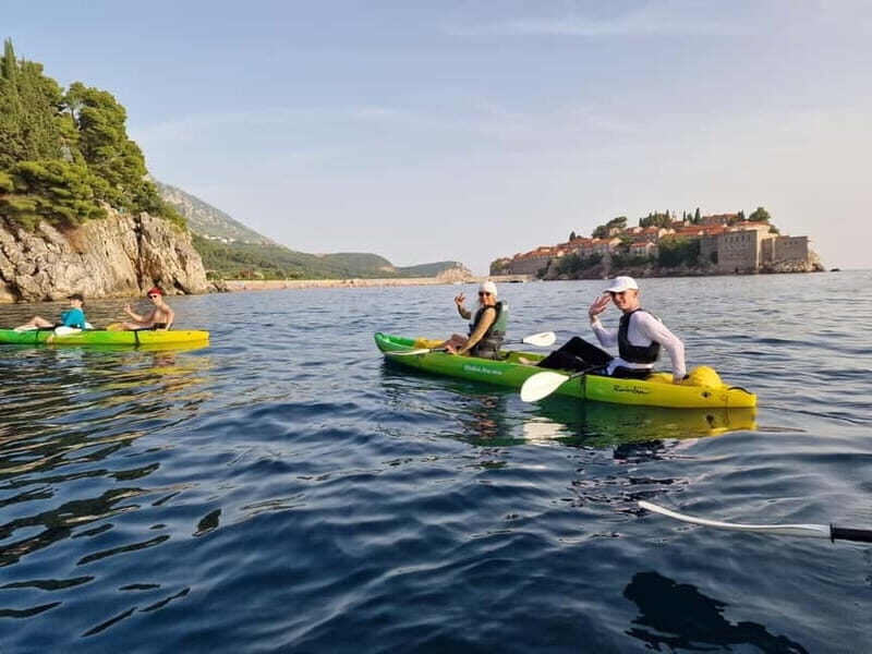 Budva: Becici Beach to Sveti Stefan Island Kayak Tour - Completing the Experience