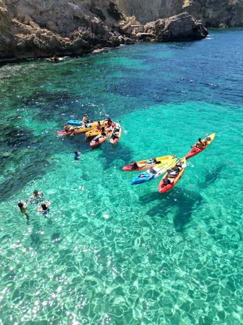 Cala Codolar: Sea & Caves Kayaking Tour with Snorkeling - Detailed Breakdown of the Itinerary