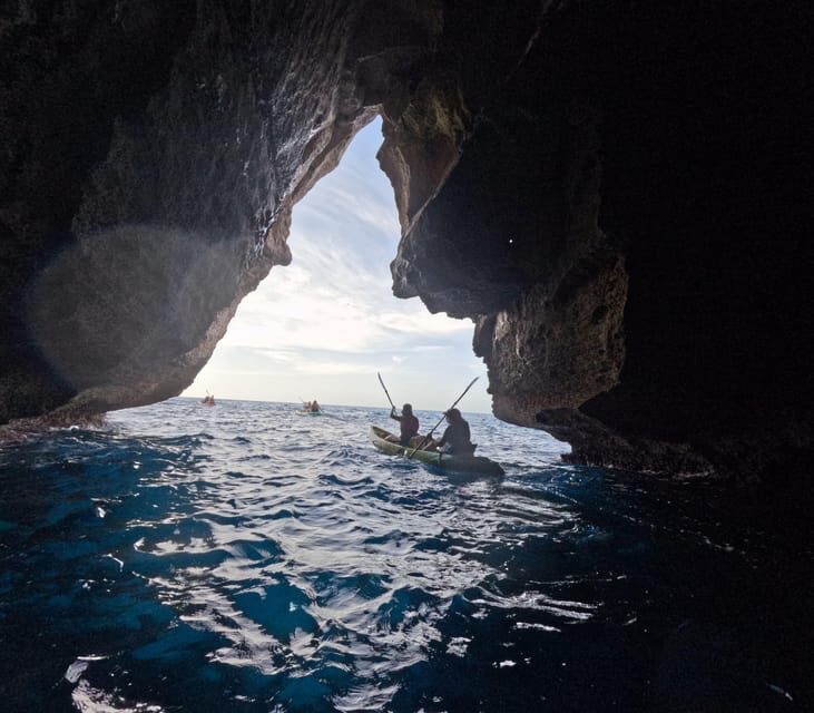 Cala en Porter: Menorca Caves Kayaking Tour & GoPro Photos - The Experience of Kayaking and Exploring Menorca’s Coast