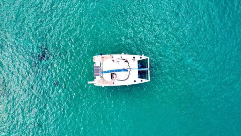 Cancun: Isla Mujeres Catamaran Cruise with Lunch & Open Bar - The Sum Up