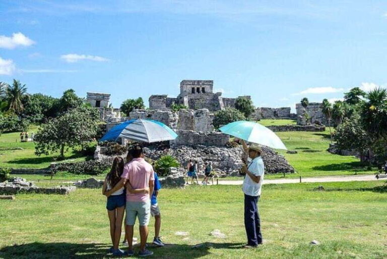 Cancun: Tulum Ruins & Snorkeling with Sea Turtles Tour - Exploring the Tulum Ruins