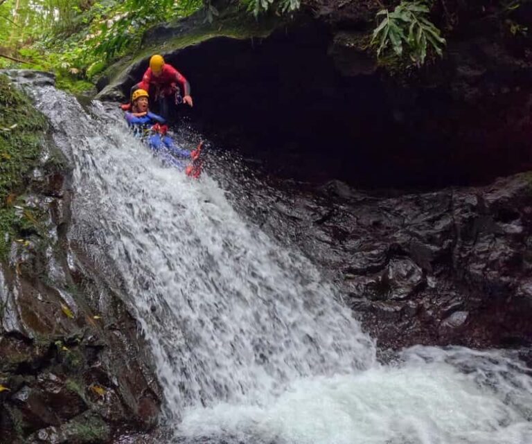 Canyoning in Ribeira dos Caldeirões  Hidden Waterfall Adventure - The Itinerary: From Arrival to Adventure