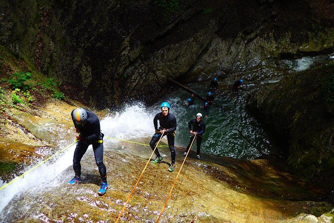 Canyoning sensation of Angon on the shores of Lake Annecy - Exploring the Angon Canyoning Experience
