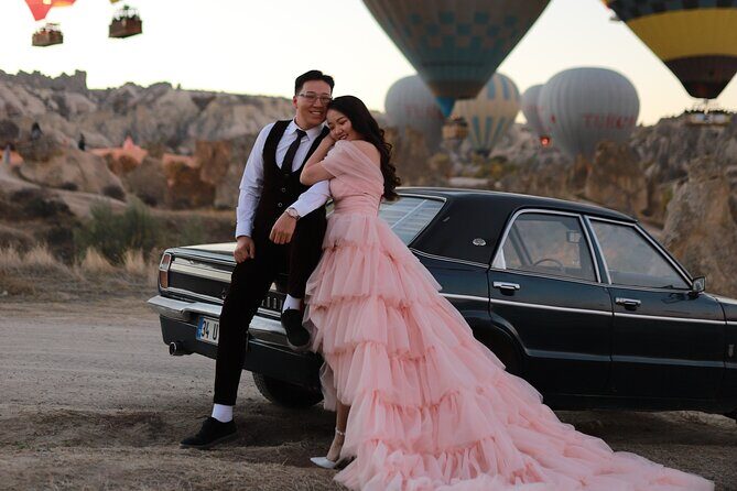 Cappadocia Private Photo Shoot with Flying Dress + Vintage Car - An In-Depth Look at the Cappadocia Private Photo Shoot Experience