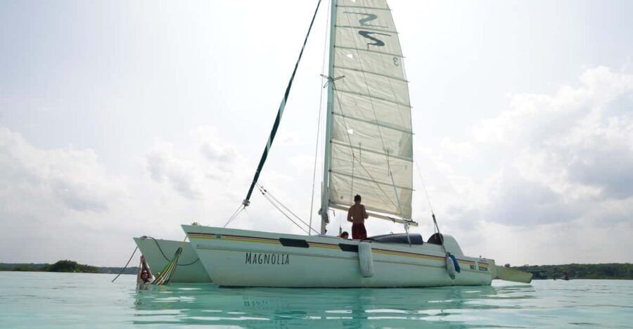 Catamaran Sailing Experience at Bacalar Lagoon. - The Boat and Its Eco-Friendly Focus